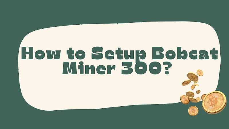 How to Setup Bobcat Miner 300 Step-by-Step Guide